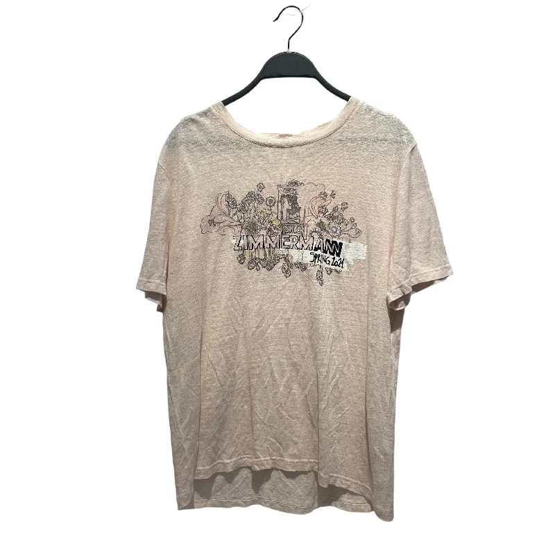 Zimmermann/T-Shirt/M/Graphic/Cotton/CRM/