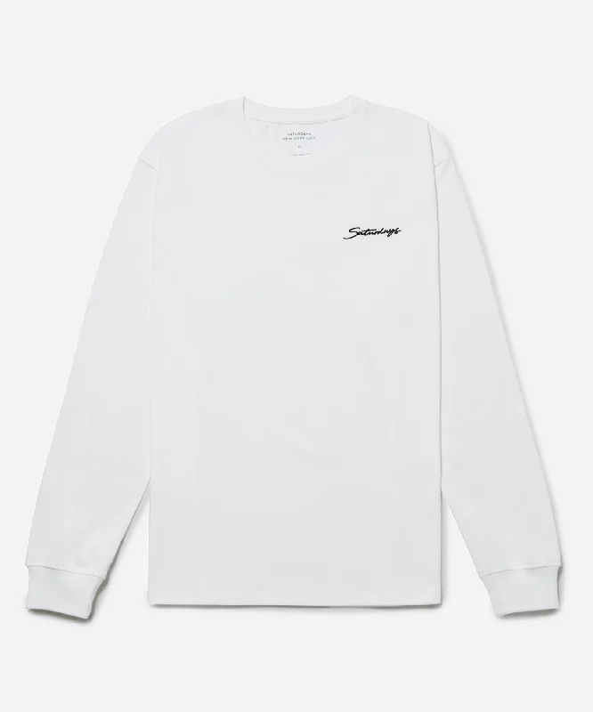 Saturdays Embroidered Standard LS Tee