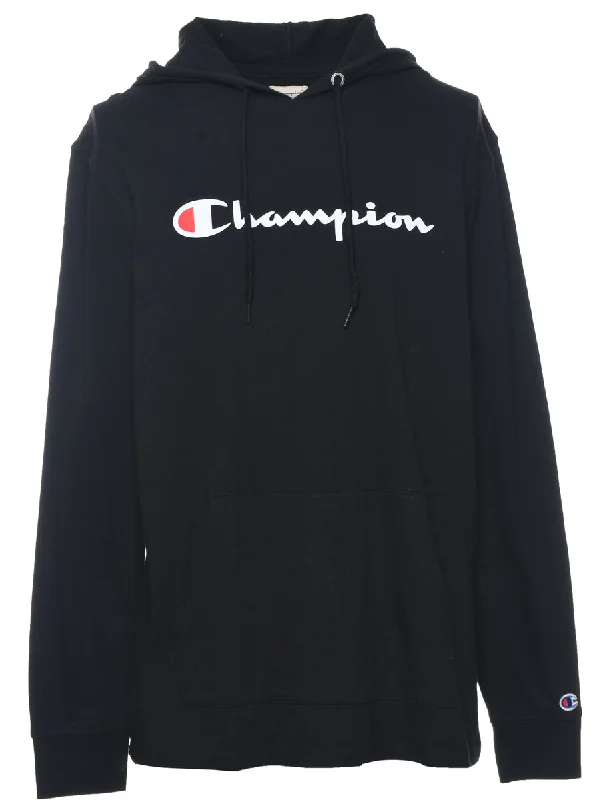 Champion Black Hoodie - M