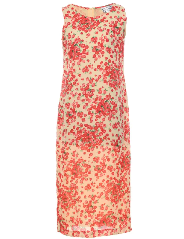 Floral Print Dress - M