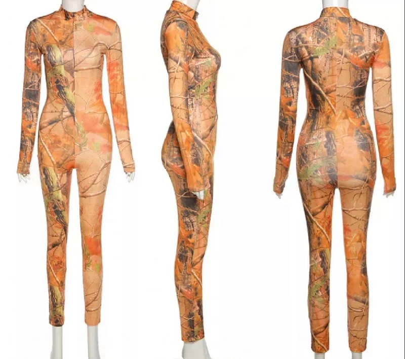 Hunter/Camo One Piece Bodysuit